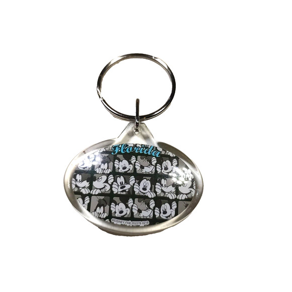 Florida Disney Keychain Mickey Mouse Acrylic - Picture 1 of 3